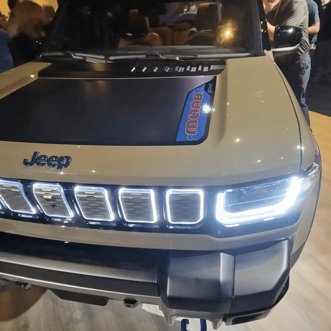 Toyota Compact Cruiser First Real Life Look! 2025 Jeep Recon Moab 4xe Concept Shown to Dealers at Stellantis Event Jeep Recon EV dealer even first real life look 1
