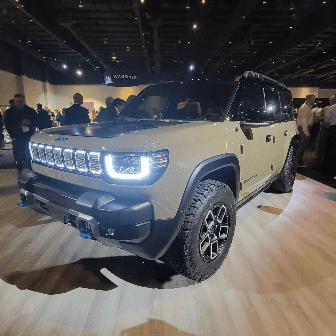 Toyota Compact Cruiser First Real Life Look! 2025 Jeep Recon Moab 4xe Concept Shown to Dealers at Stellantis Event Jeep Recon EV dealer even first real life look 4